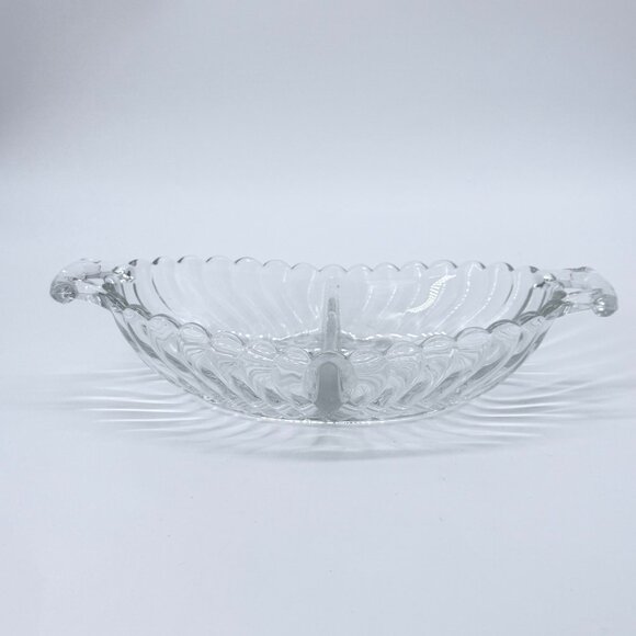 Vintage Colony by Fostoria Clear Crystal 9” Divided Oval Relish Dish - Picture 3 of 7